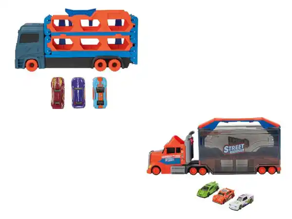 Bild 1 von Playtive Racers Autotransporter, mit Fahrzeugen und Zubehör