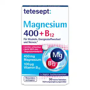 Tetesept Magnesium 400 + B12