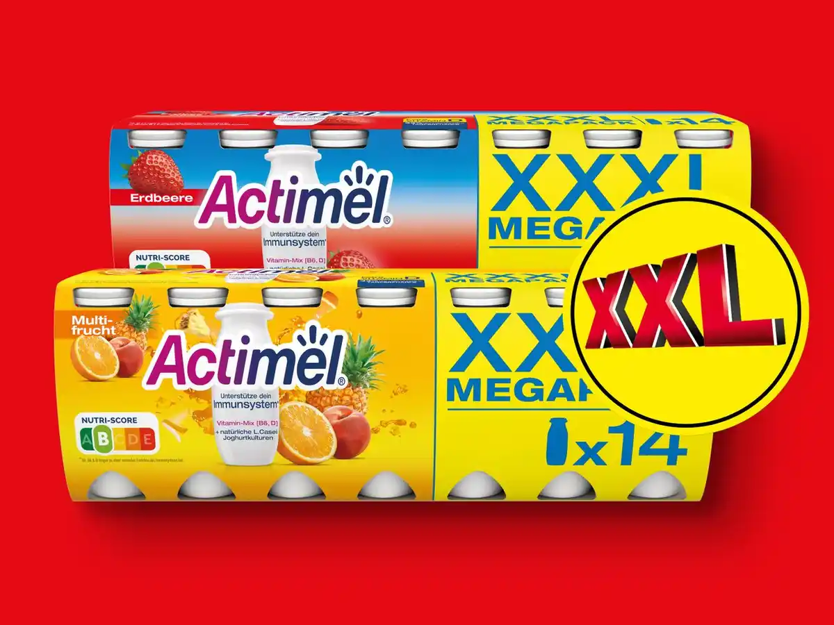 Bild 1 von Danone Actimel Drink XXXL Megapack