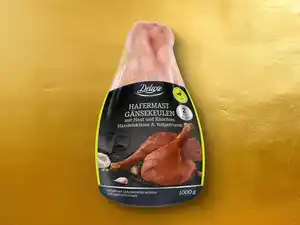 Deluxe Hafermast Gänsekeulen,  1 kg