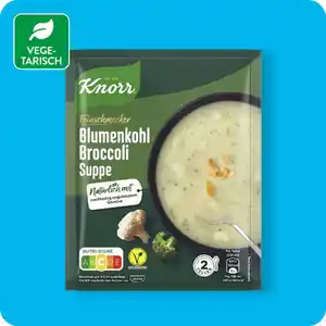 KNORR®  Feinschmeckersuppe, Blumenkohl-Broccoli-Suppe