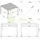 Bild 4 von Weide Elektrische Deluxe Plus Aluminium Pergola 4 x 4 M mit LED