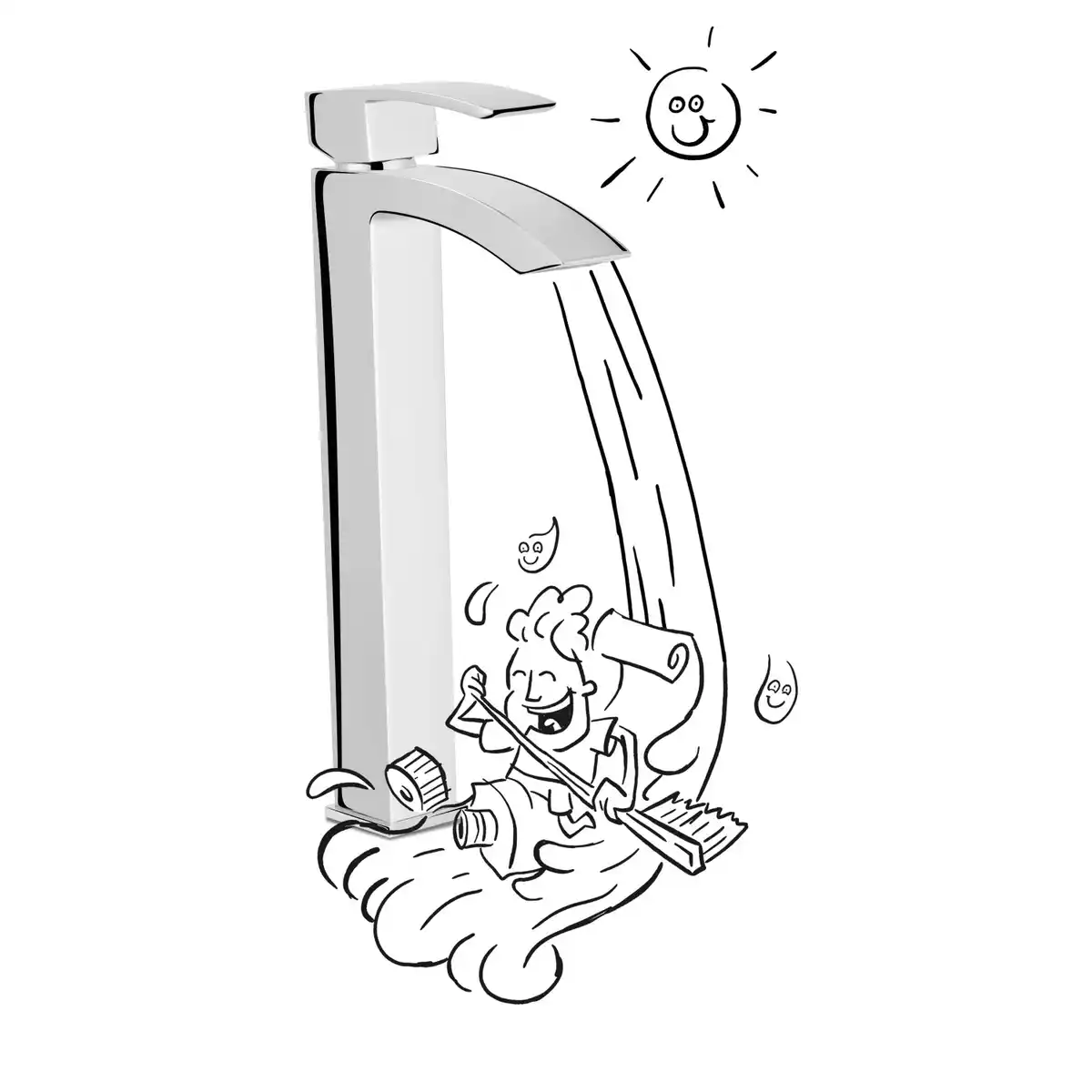 Bild 3 von baliv Waschtischarmatur WT-362 Chrom