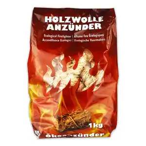 Holzwolle Anzünder