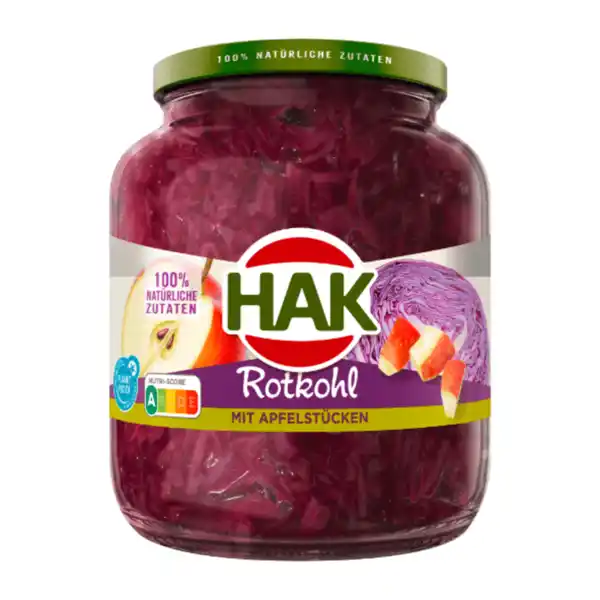 Bild 1 von HAK Rotkohl 700g