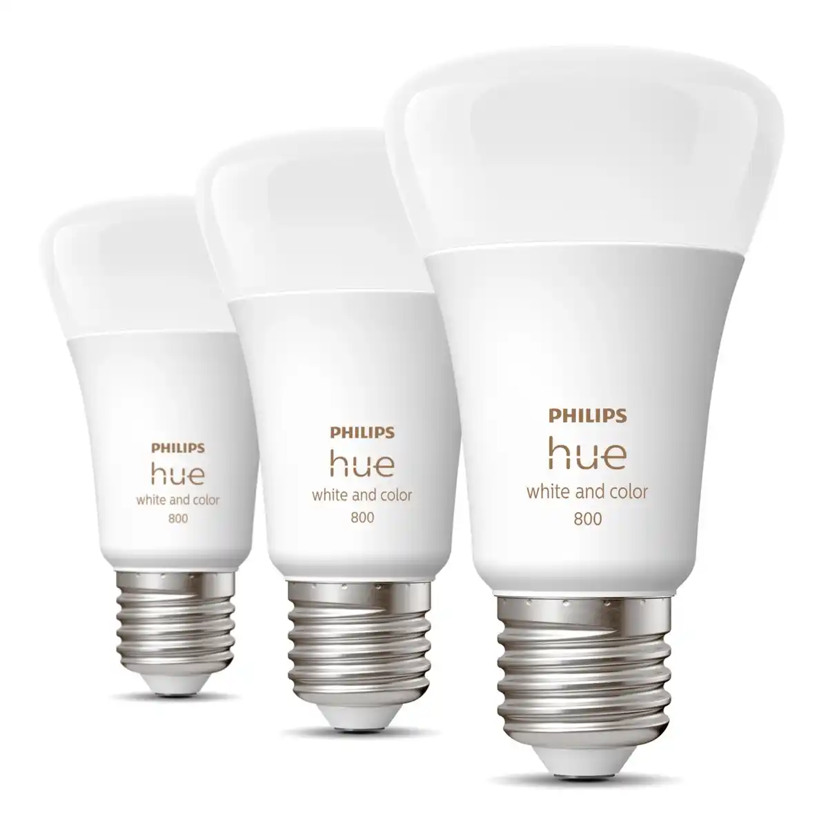 Bild 1 von Philips Hue Glühbirne E27 Mehrfarbig 800 lm 3 Stück