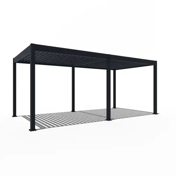 Bild 1 von Weide Elektrische Deluxe Aluminium Pergola 3 x 6 M mit LED