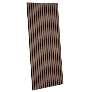 Karat Akustikpaneel für Angenehme Raumakustik in Holzoptik 118 x 60 cm Black Walnut