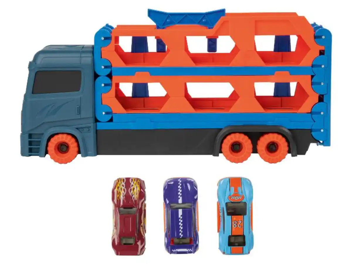 Bild 2 von Playtive Racers Autotransporter, mit Fahrzeugen und Zubehör