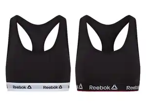 Reebok Damen Crop-Bralette, feuchtigkeitsableitend