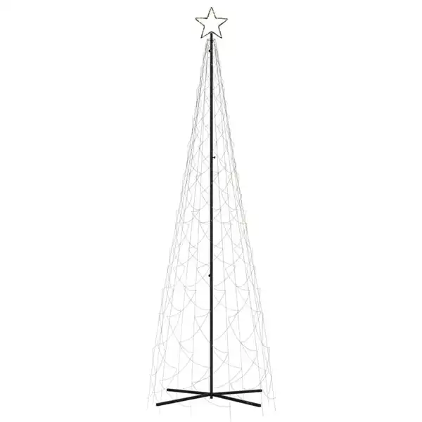Bild 4 von vidaXL LED-Weihnachtsbaum Kegelform Warmweiß 500 LEDs 100x300 cm