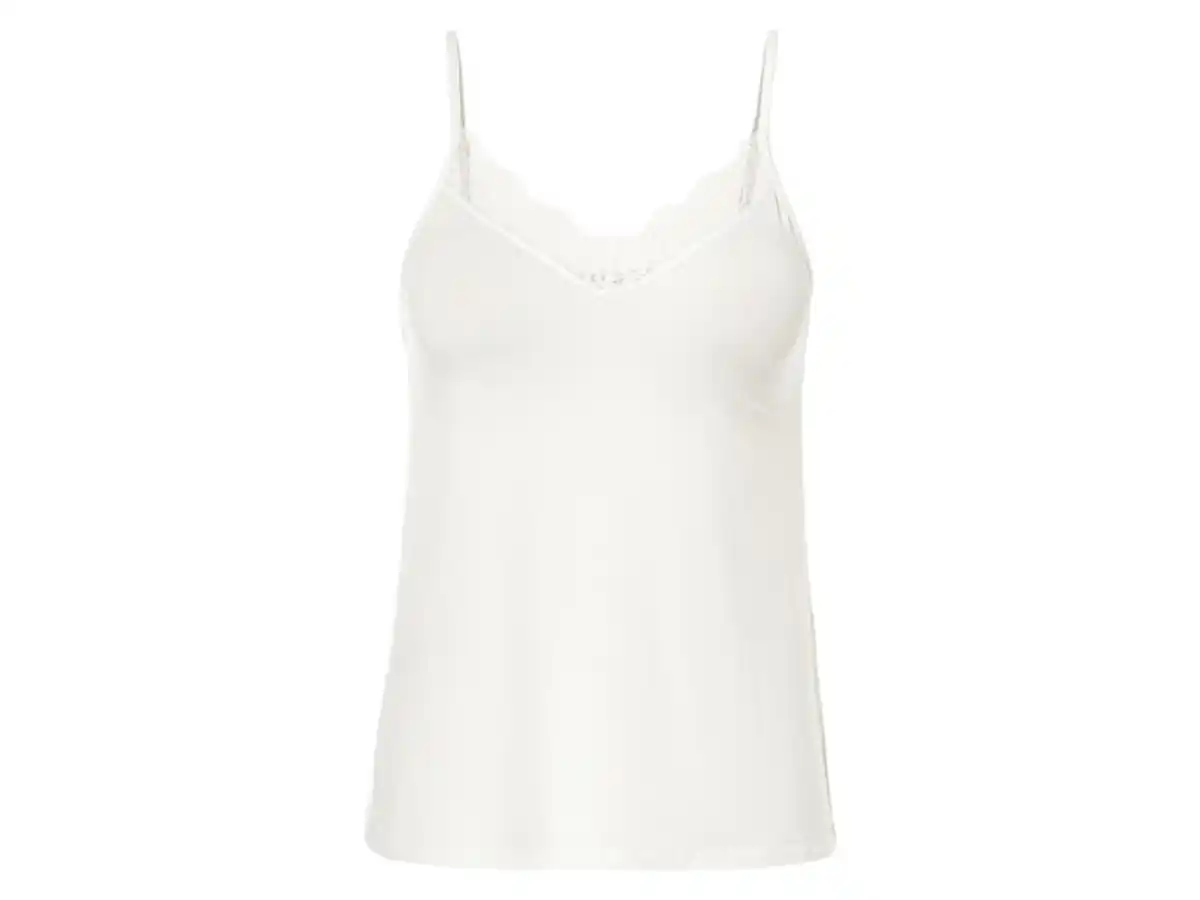 Bild 2 von esmara® Damen Spaghettitops, 2 Stück, mit Spitze