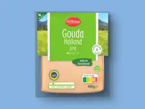 Milbona Gouda Holland,  450 g