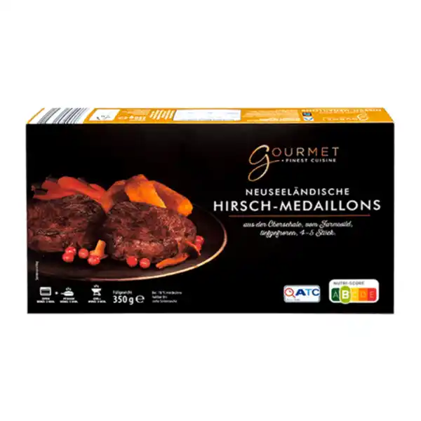 Bild 1 von GOURMET FINEST CUISINE Hirsch-Medaillons 350g