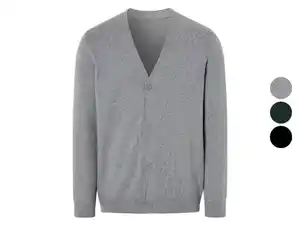 LIVERGY® Herren Cardigan, aus weichem Feinstrick