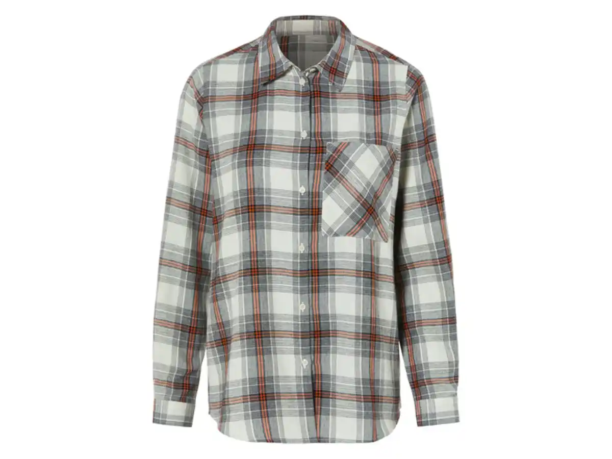 Bild 4 von esmara® Damen Flanell-Bluse, leger geschnitten