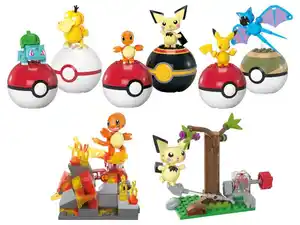 MATTEL MEGA Pokémonfiguren, zum selbst zusammenbauen