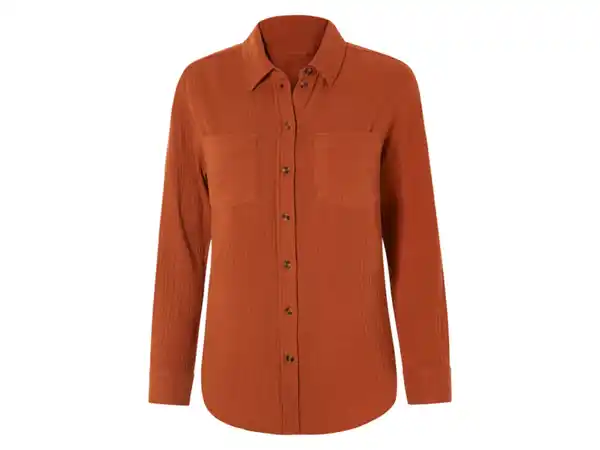 Bild 4 von esmara® Damen Musselin-Bluse aus reiner Baumwolle