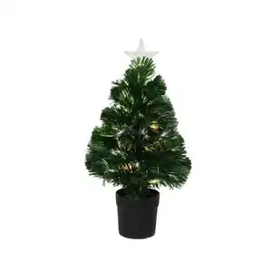 Everlands Künstlicher Weihnachtsbaum 'Burtley' grün 60 cm, mit LED-Beleuchtung