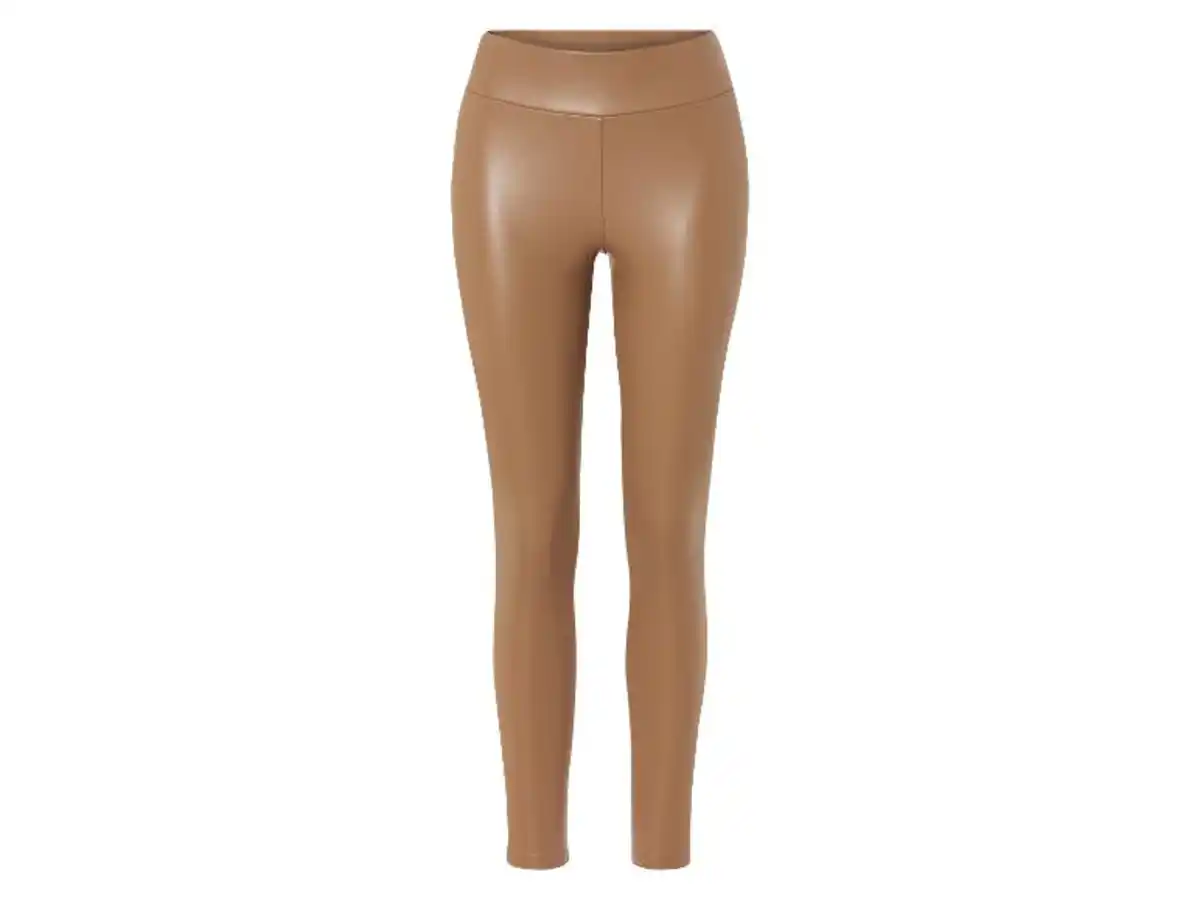 Bild 2 von esmara® Damen Leggings, in Lederoptik