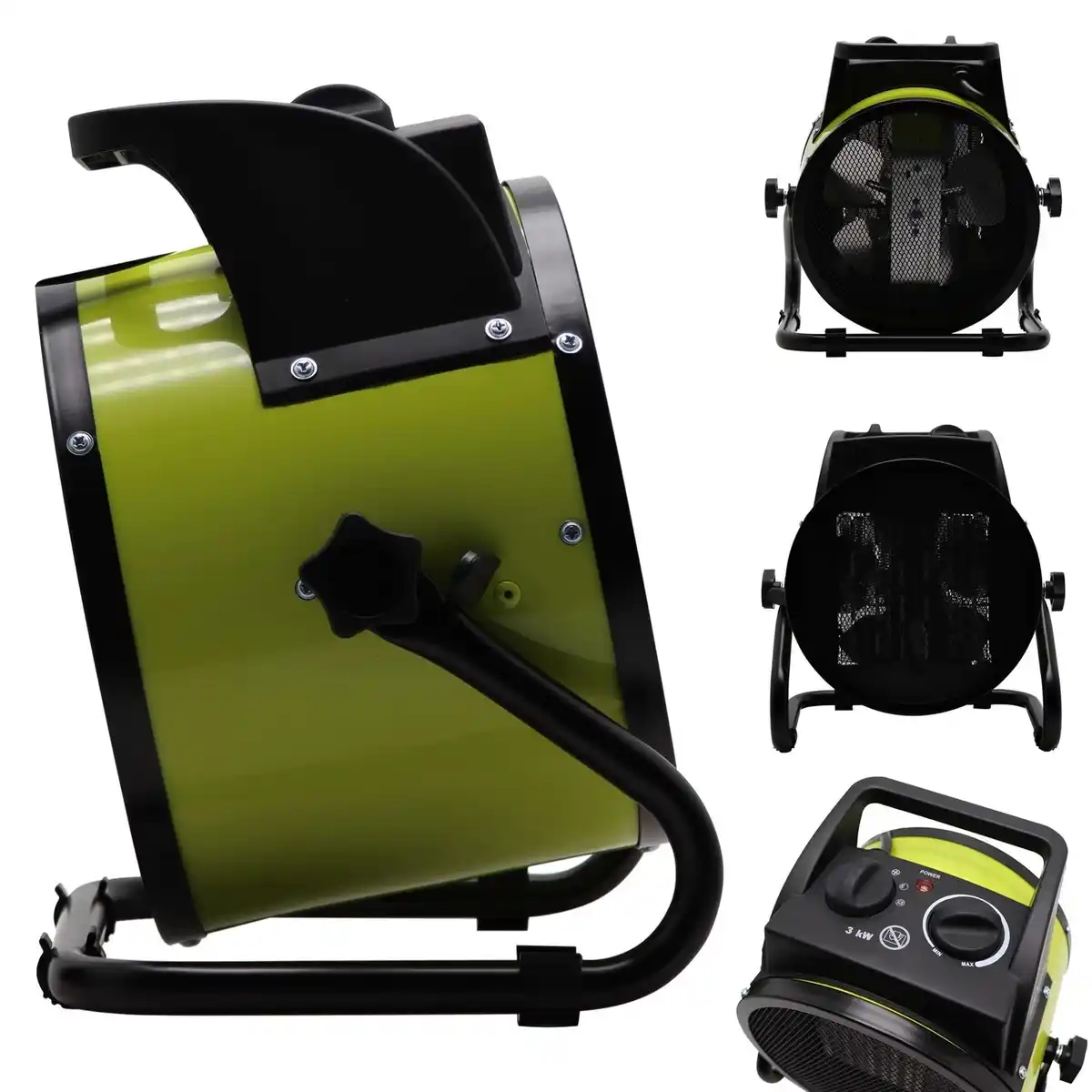 Bild 3 von TroniTechnik Keramikheizer Heizlüfter 3000 Watt Tragegriff PTC Keramik Thermosteuerung