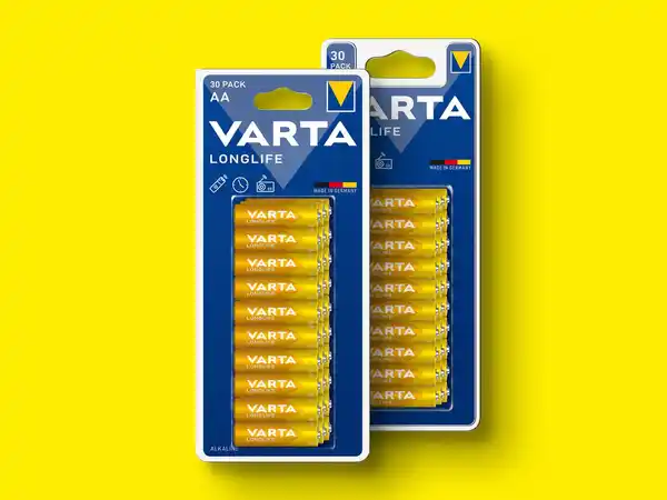 Bild 1 von Varta Longlife Batterien,  30 Stu