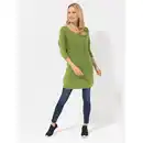 Bild 1 von ICONIC by Marina Hoermanseder Longpullover, 3/4 Arm Strukturstrick leger weit