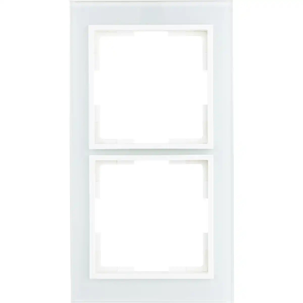 Bild 1 von toom Steckdosenrahmen 'DesignLine' Echtglas 2-fach