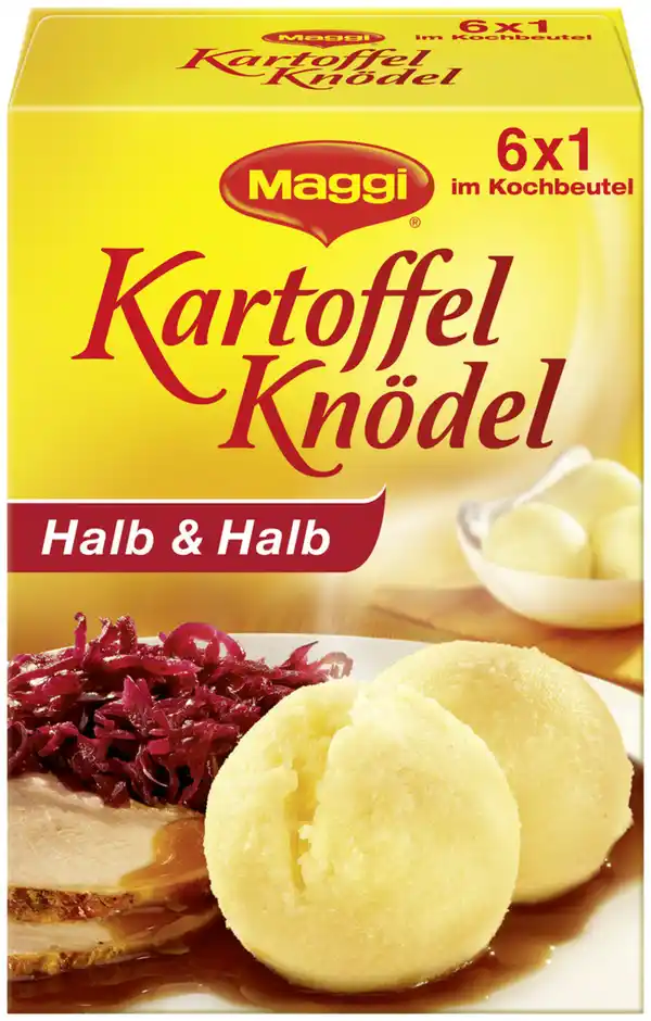 Bild 1 von Maggi Kartoffel Knödel Halb & Halb im Kochbeutel 200G