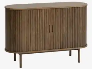 Sideboard LYNGVIG 120 cm 2 Rollläden Eiche dunkel