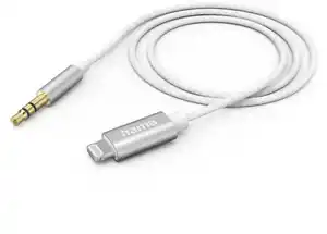 Aux>Lightning Kabel (1m) weiss