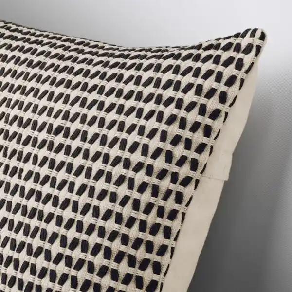 Bild 3 von KUSTFLY Kissenbezug, beige/schwarz 50x50 cm