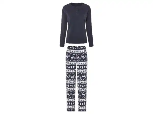 Bild 2 von esmara® Damen Pyjama aus wärmender Fleece-Qualität