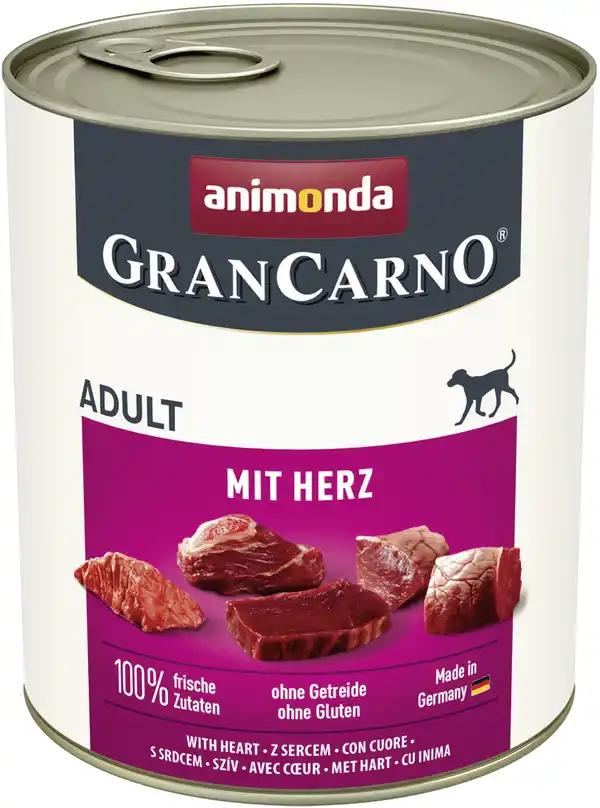 Bild 1 von Animonda GranCarno Hundenassfutter Adult Herz 800 g