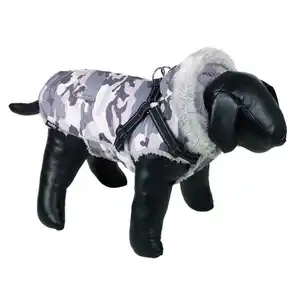 Nobby Hundemantel Polar 2 in 1 camouflage grau