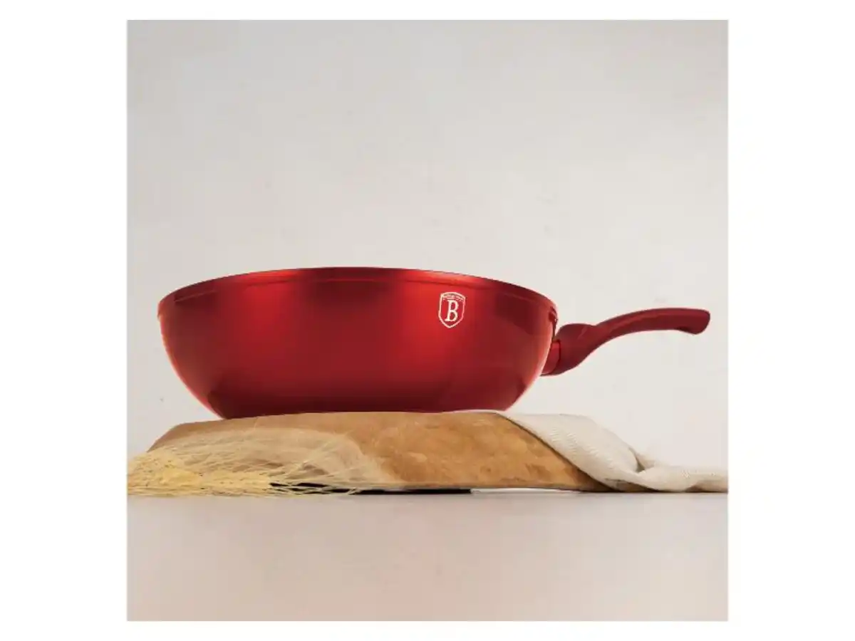 Bild 2 von BerlingerHaus Wok »Metallic Line - Burgundy«, Ø 28 cm (Achtung LV: OSDE/BE/CZ/PL)