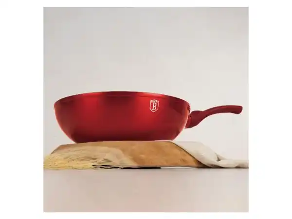 Bild 2 von BerlingerHaus Wok »Metallic Line - Burgundy«, Ø 28 cm (Achtung LV: OSDE/BE/CZ/PL)
