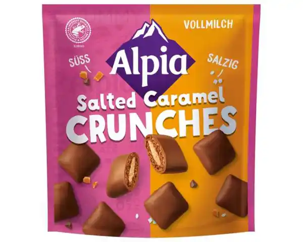 Bild 1 von Alpia Schoko Chrunches 140g Saltedcaramel