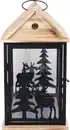 Bild 1 von TrendLine Deko Holz Laterne Winter 40 x 21 x 21 cm schwarz