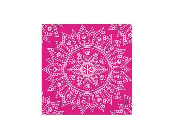 Bild 1 von Servietten 20er 33x33cm Mandala pink