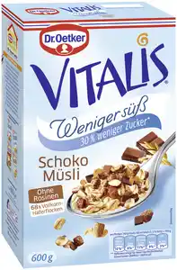 Dr.Oetker Vitalis Schoko Müsli weniger süß 600G