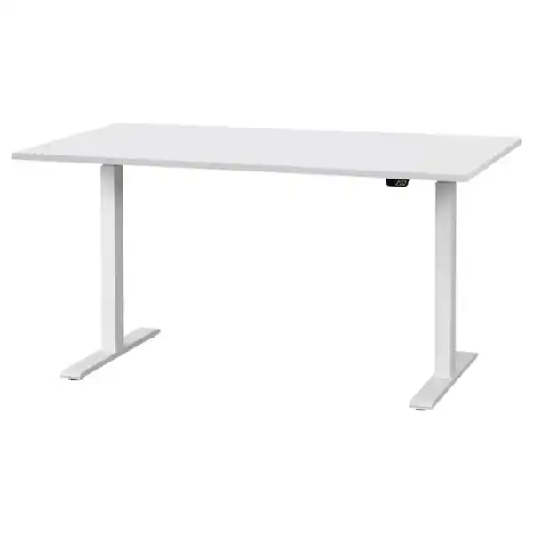 Bild 1 von RODULF Schreibtisch sitz/steh, elektrisch/weiß 140x80 cm