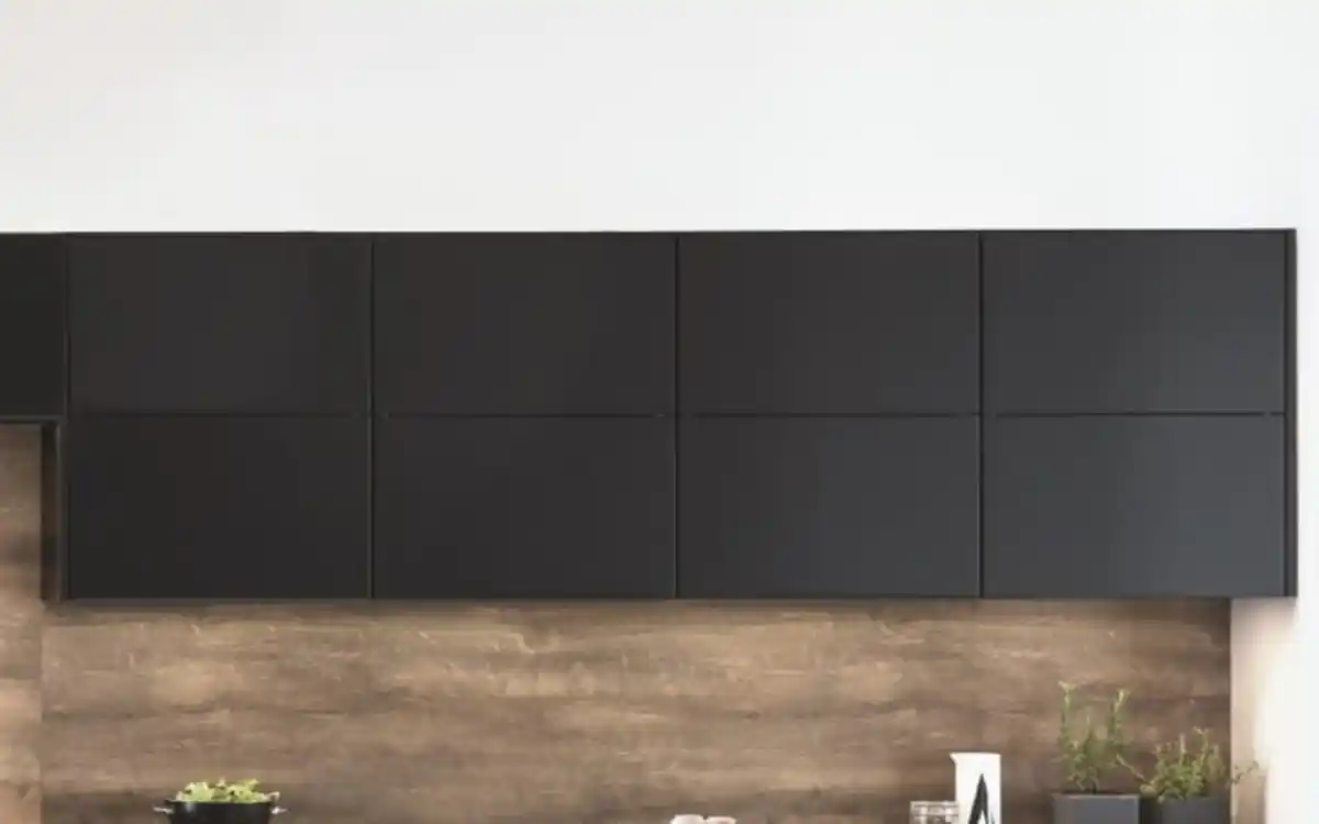 Bild 2 von Nobilia - Einbauküche Esilia, graphitschwarz, inkl. AEG Elektrogeräte