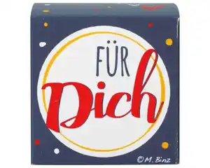 Glückskeks Für Dich, in Pappwürfel, 7g