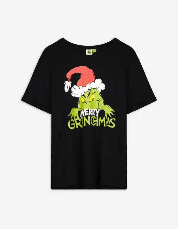 Bild 1 von Herren T-Shirt - Grinch - schwarz