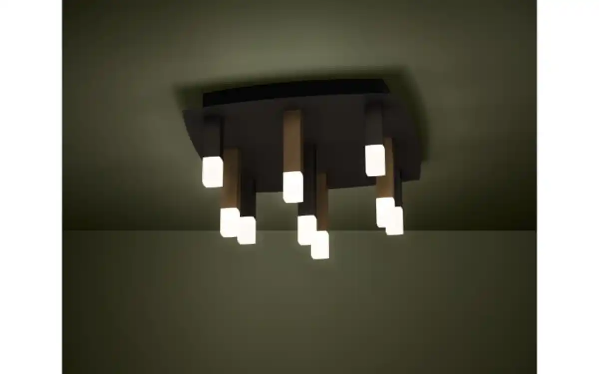 Bild 3 von LED-Deckenleuchte ESTANTERIOS, schwarz/braun, inkl. Dimmfunktion