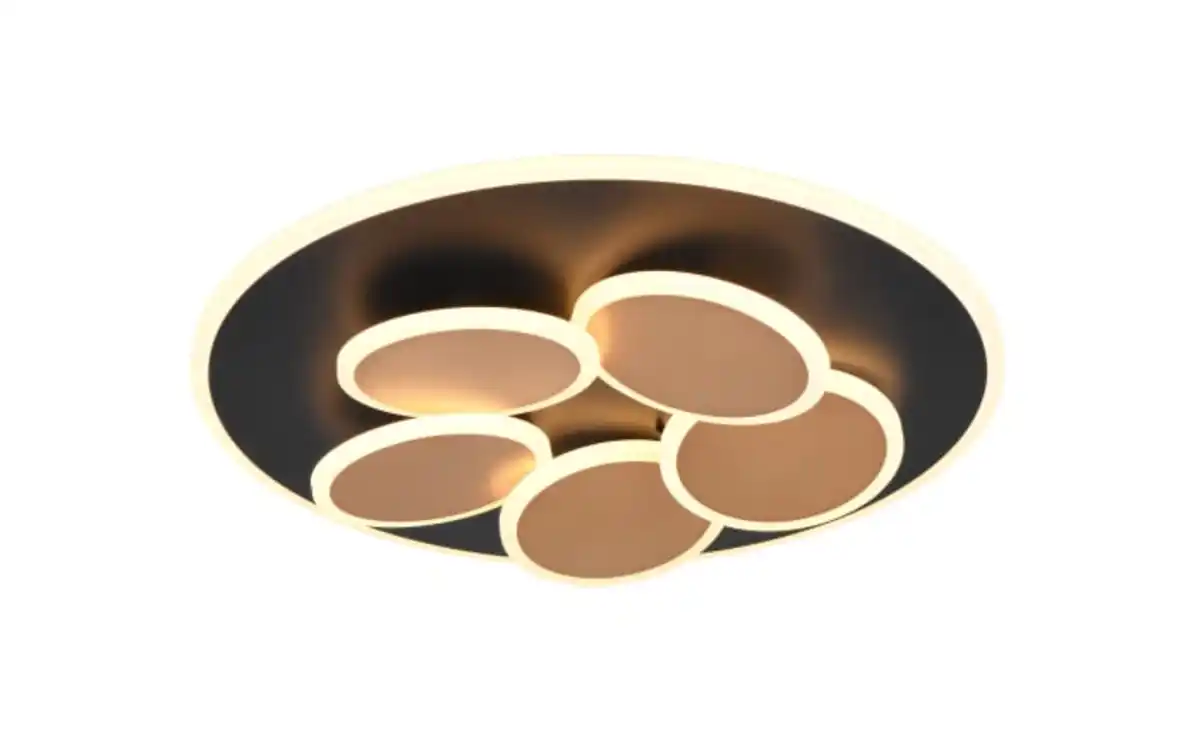 Bild 2 von LED-Deckenleuchte CCT Mandala, schwarz/gold, inkl. Fernbedienung