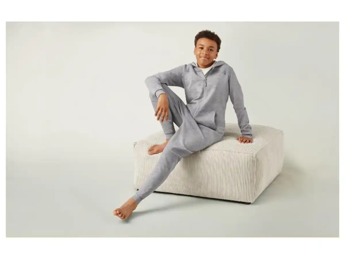 Bild 3 von pepperts!® Kinder Sweat-Onesie, mit Baumwolle