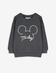 Baby Sweatshirt - Mickey Mouse - dunkelgrau