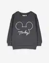 Bild 1 von Baby Sweatshirt - Mickey Mouse - dunkelgrau